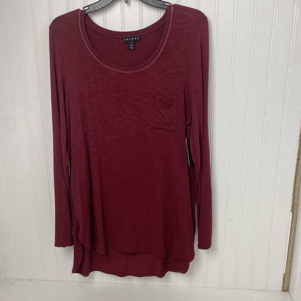 LONG SLEEVE KNIT TOP