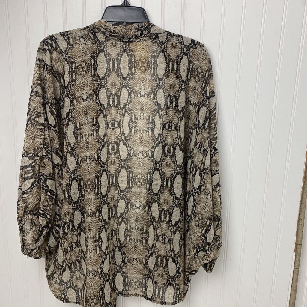 LONG SLEEVE OPEN FRONT CARDIGAN