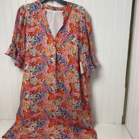 3/4 SLEEVE SHORT DRESS