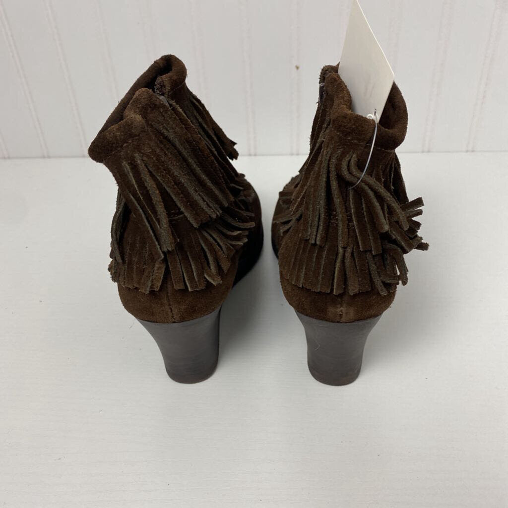 FRINGED ANKLE BOOTS