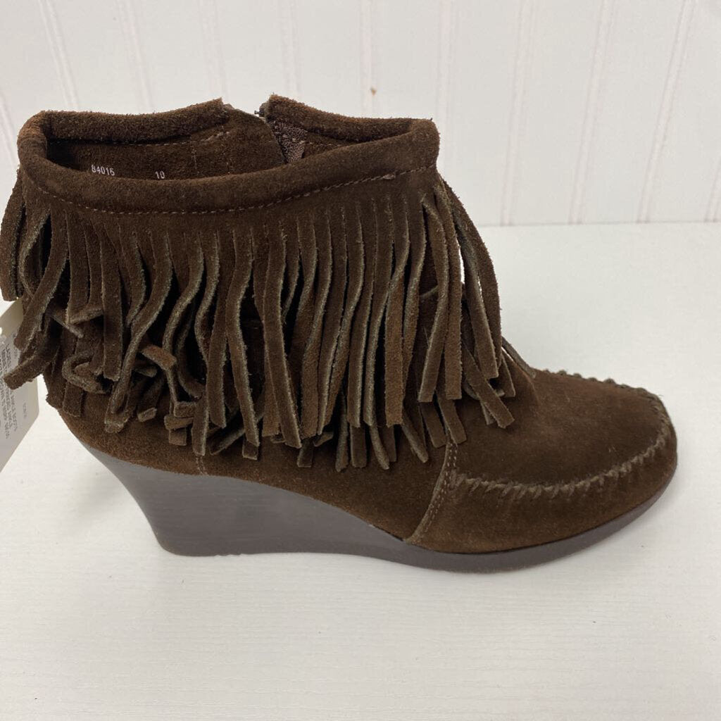 FRINGED ANKLE BOOTS