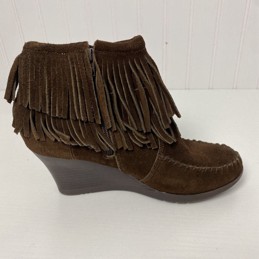 FRINGED ANKLE BOOTS