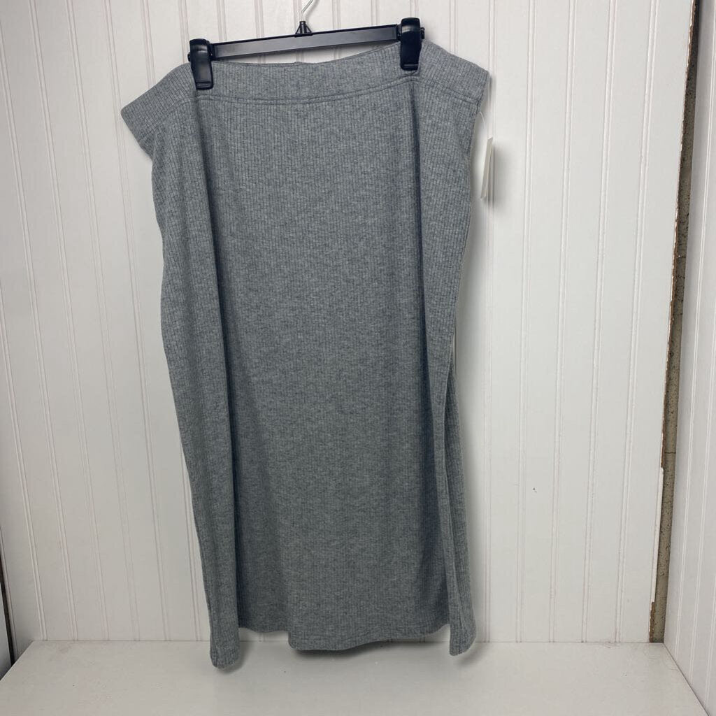 RIBBED LONG SKIRT