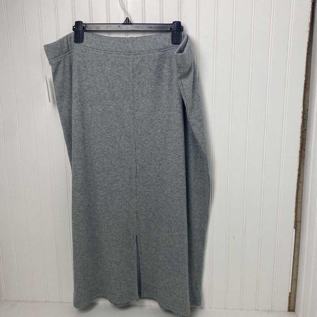 RIBBED LONG SKIRT