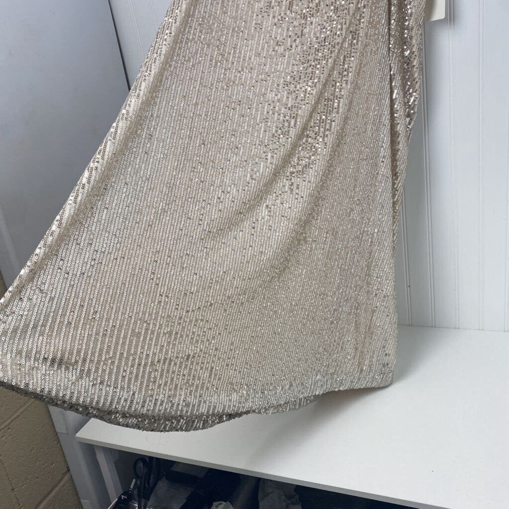 LONG SEQUIN SKIRT