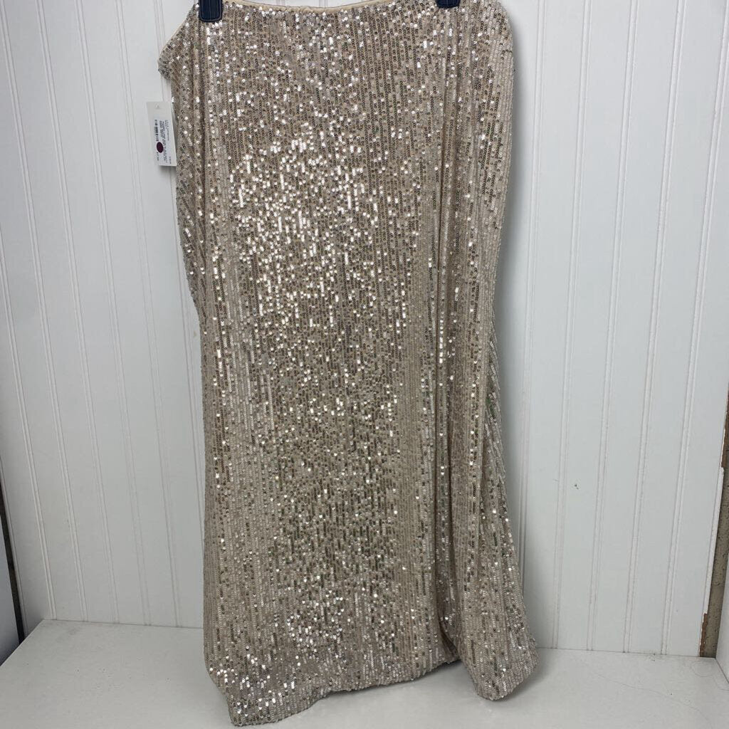 LONG SEQUIN SKIRT