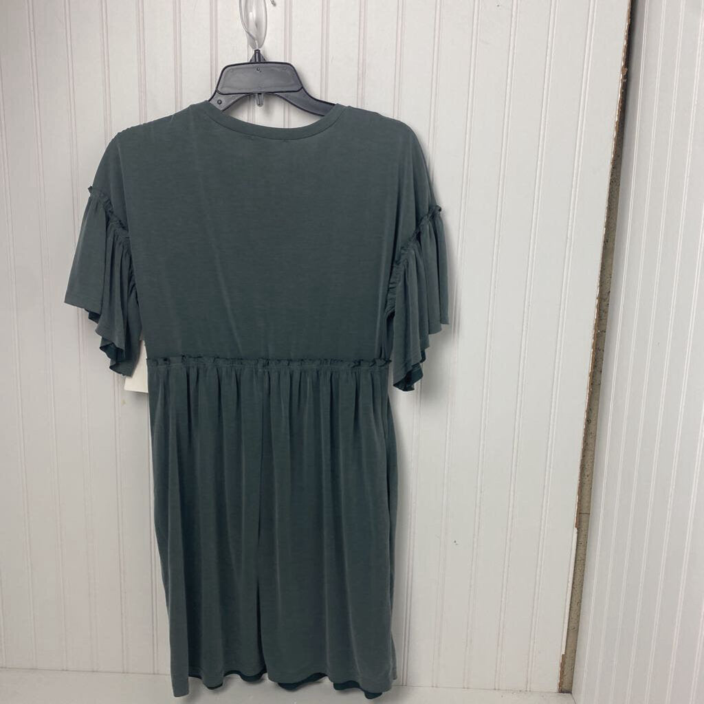 SHORT SLEEVE SHORT DRESS