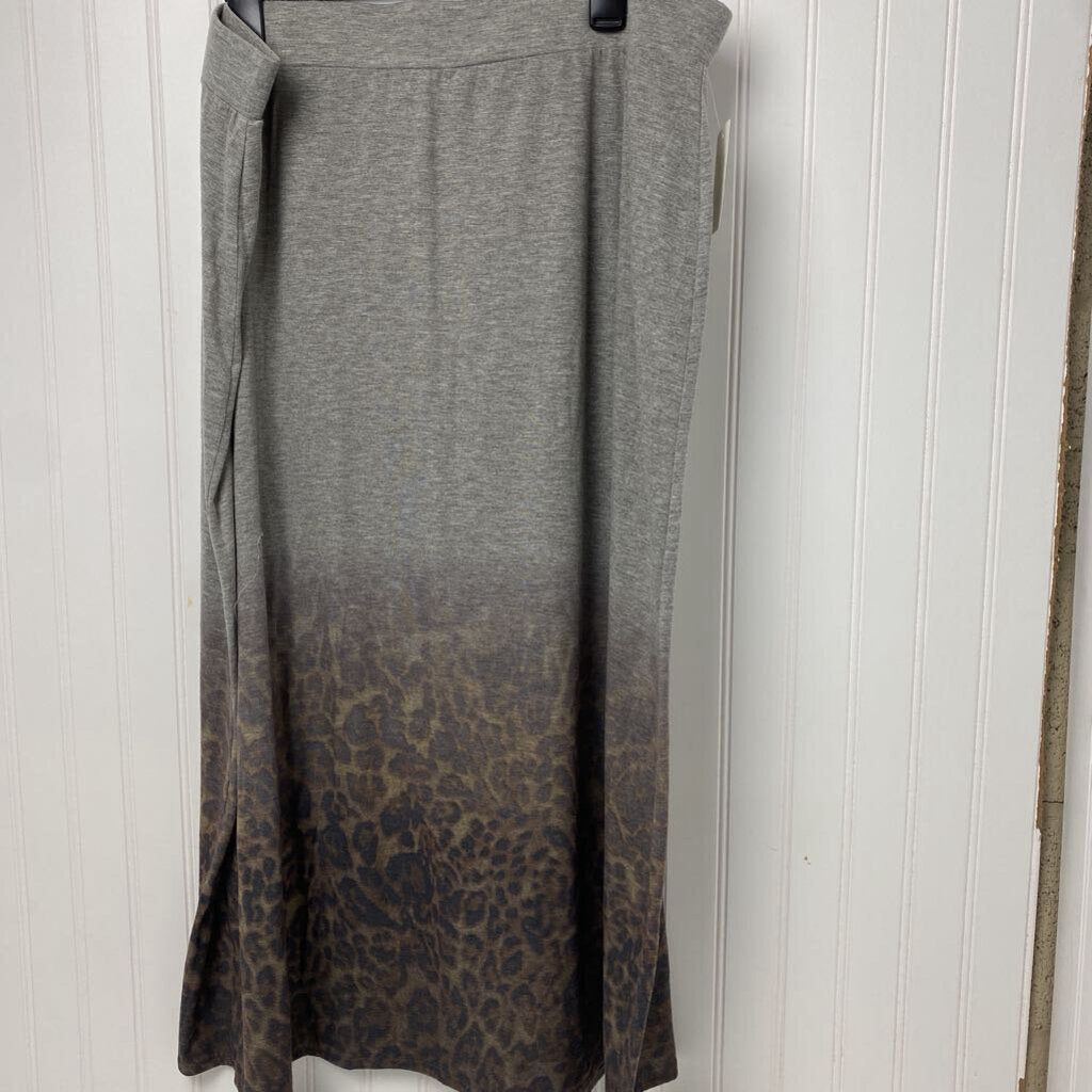 ELASTIC WAIST LONG SKIRT