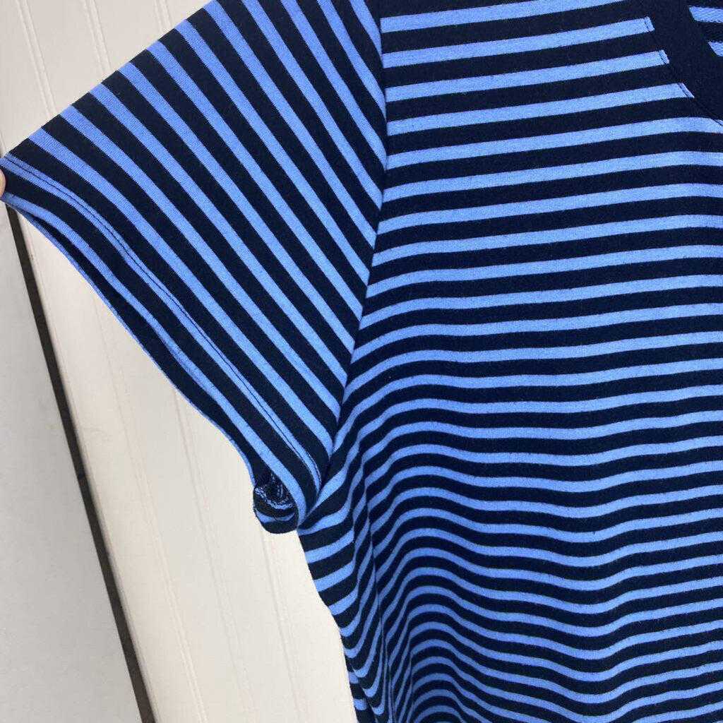 STRIPED SHORT SLEEVED