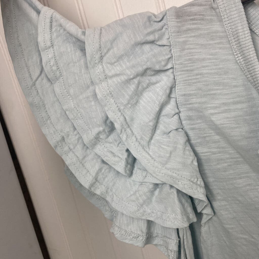 SHORT SLEEVE KNIT TOP