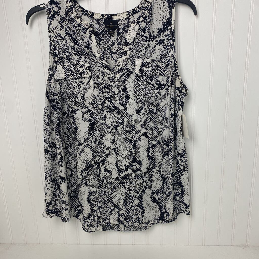 SLEEVELESS BLOUSE