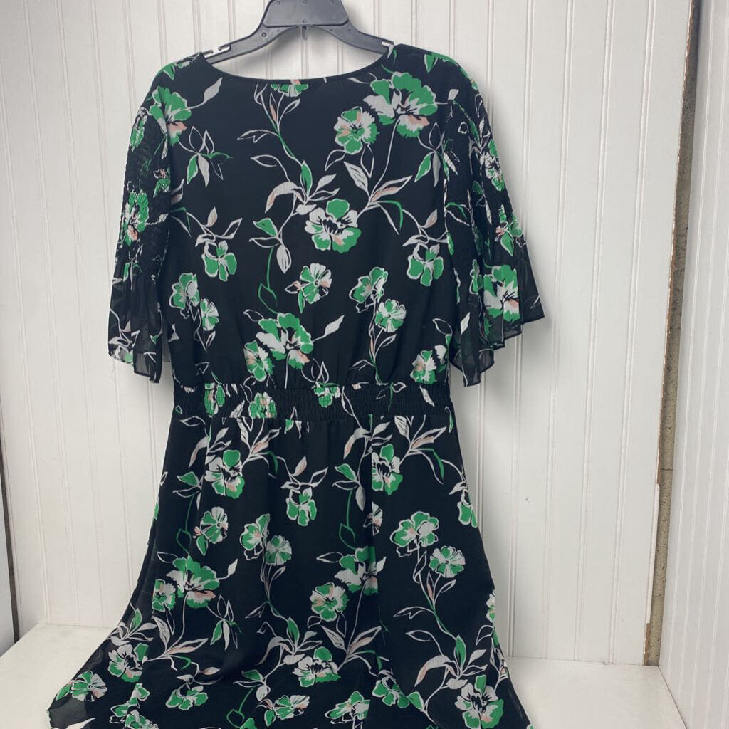 SHORT SLEEVE LONG DRESS