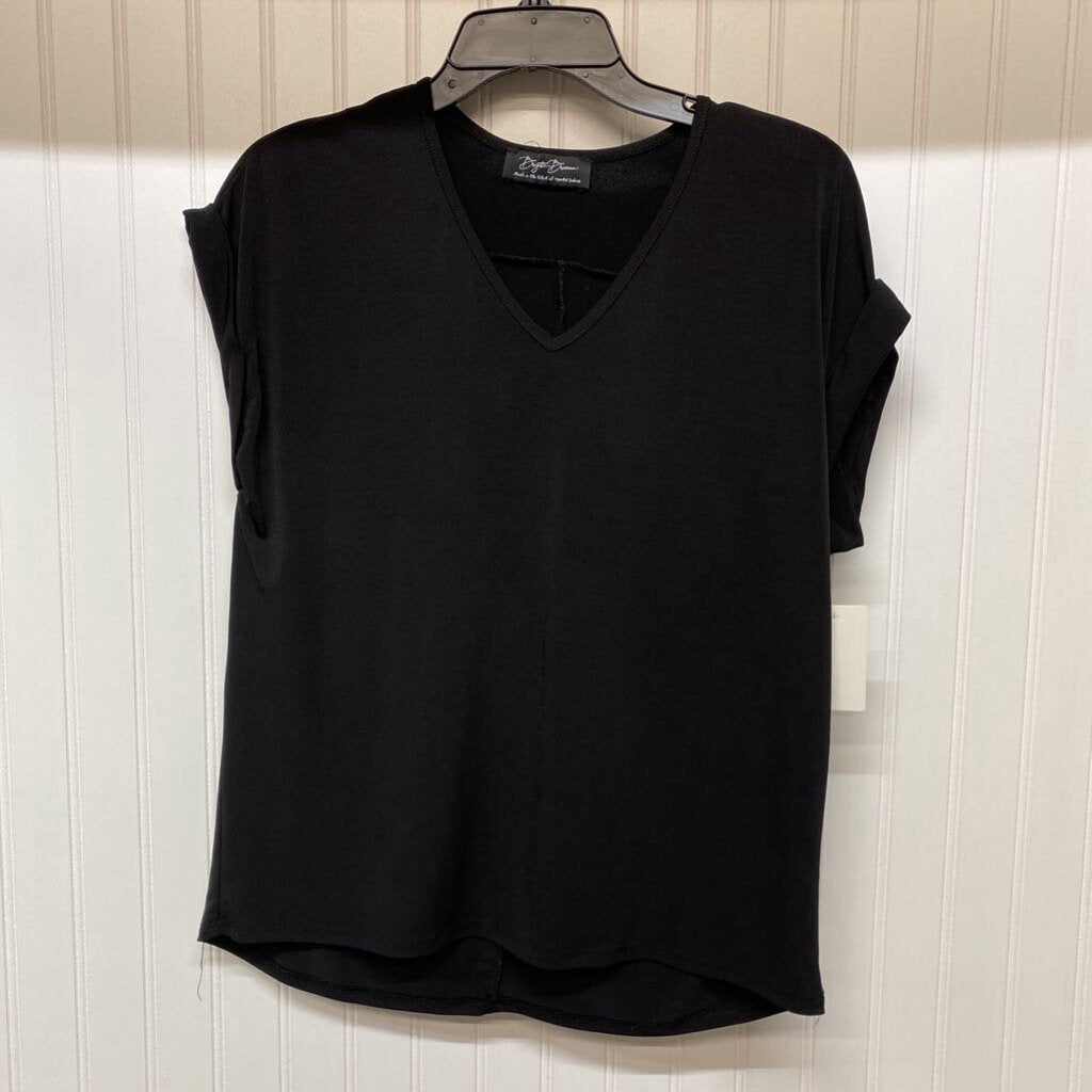 CAP SLEEVED V NECK
