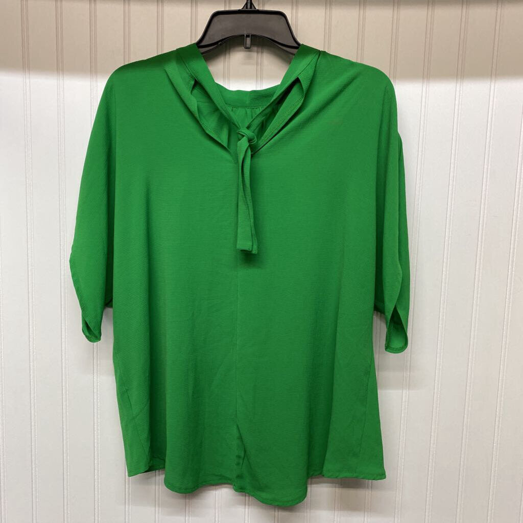 TIE NECK SHORT SLEEVED