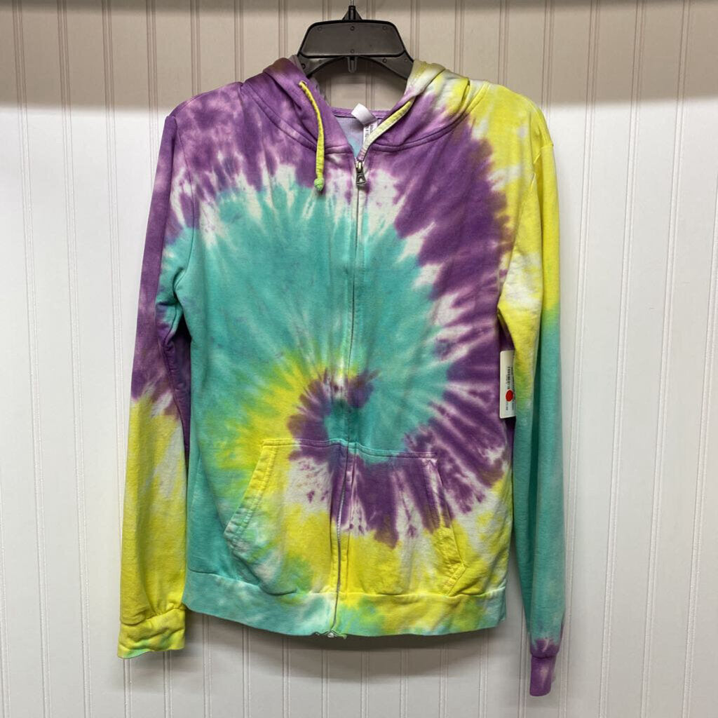 FULL ZIP TIE DYED SWEATSHIRT