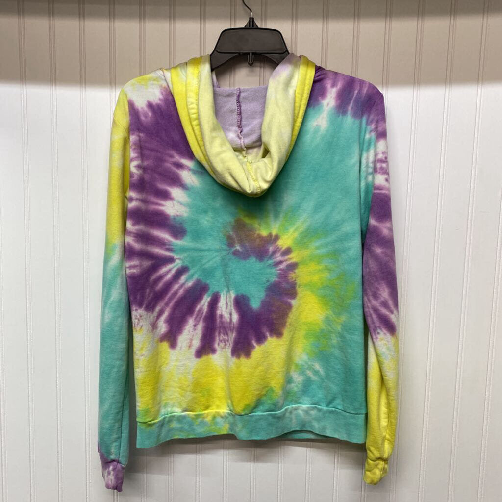 FULL ZIP TIE DYED SWEATSHIRT