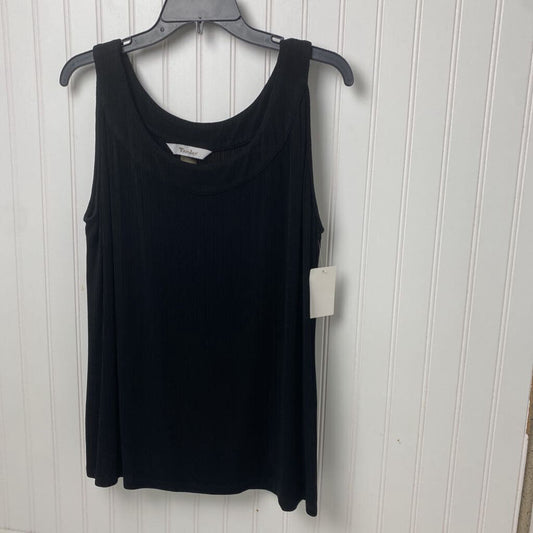 RIBBED KNIT SLEEVELESS TOP