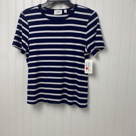 SHORT SLEEVE KNIT TOP