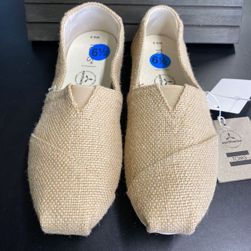 BURLAP LOAFERS