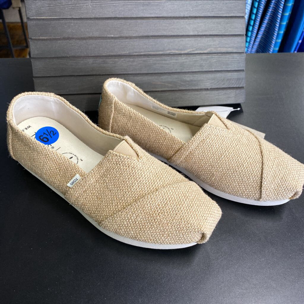 BURLAP LOAFERS