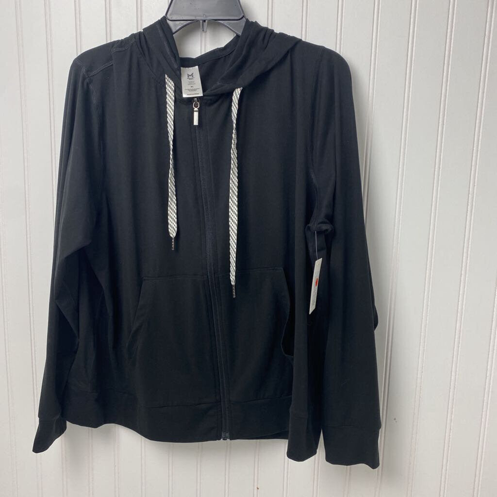 *KNIT HOODIE FULL ZIP HOODIE JACKET