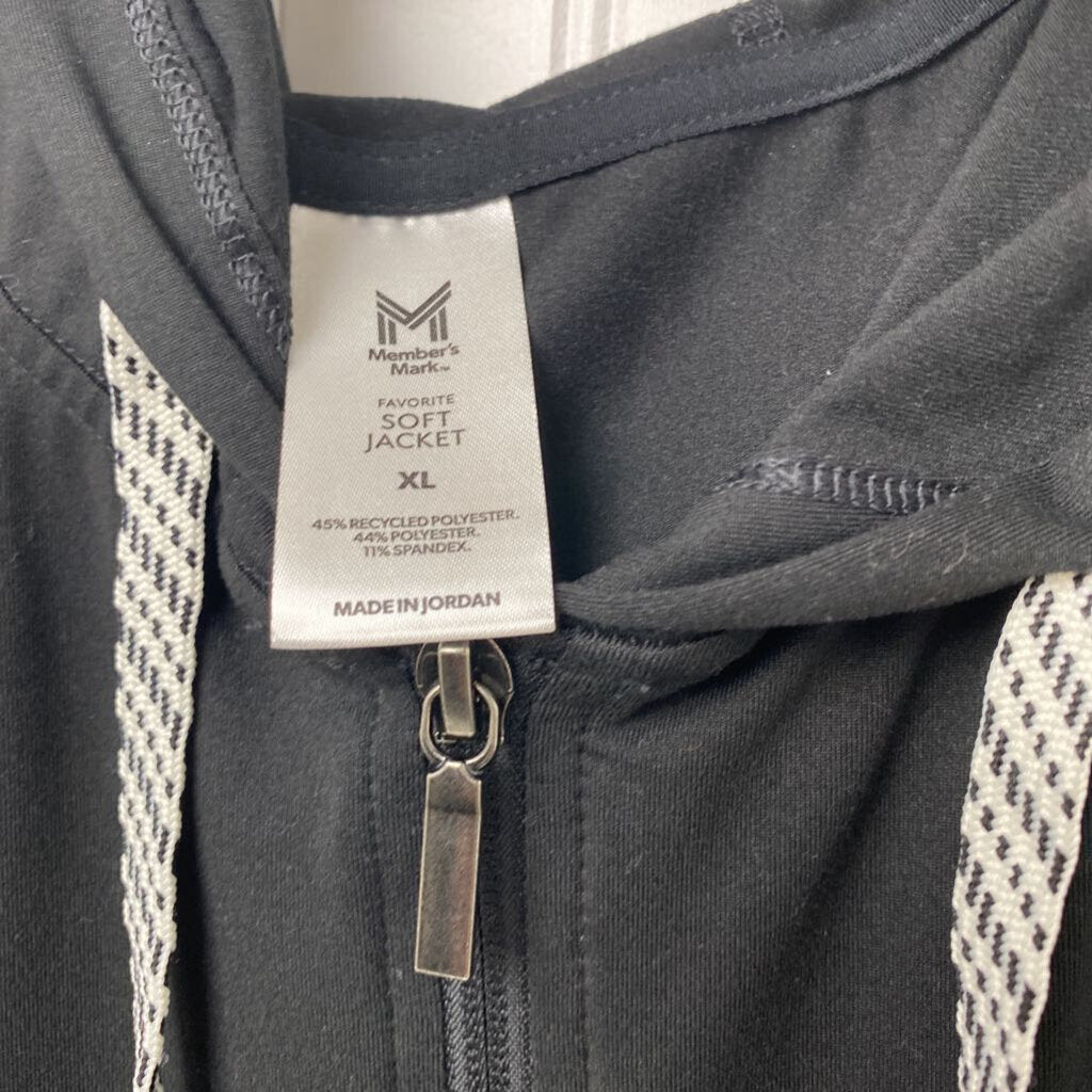 *KNIT HOODIE FULL ZIP HOODIE JACKET