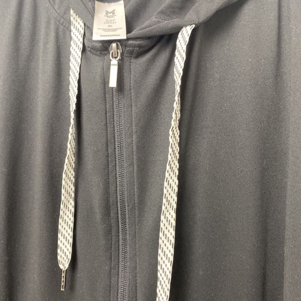 *KNIT HOODIE FULL ZIP HOODIE JACKET