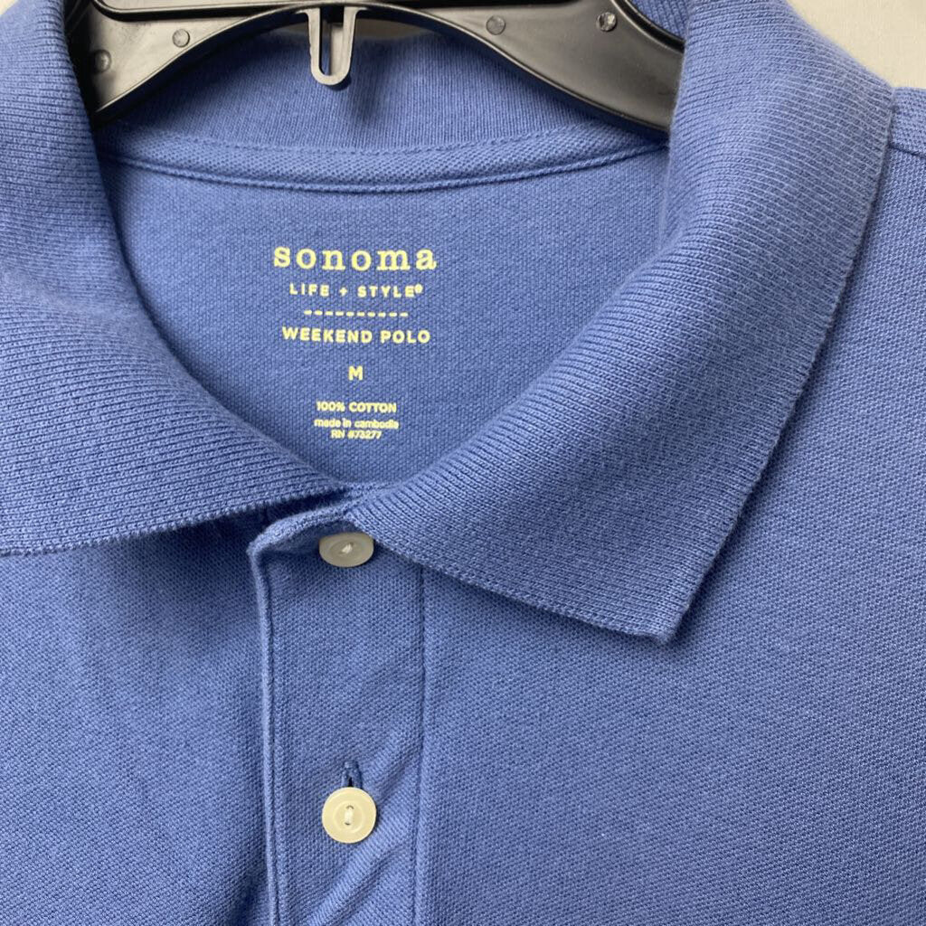 *BASIC LIGHT BLUE POLO TOP