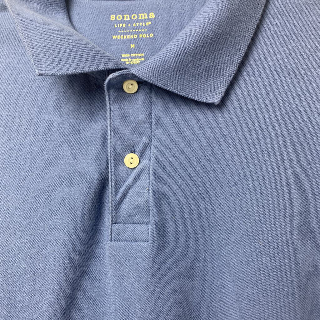 *BASIC LIGHT BLUE POLO TOP