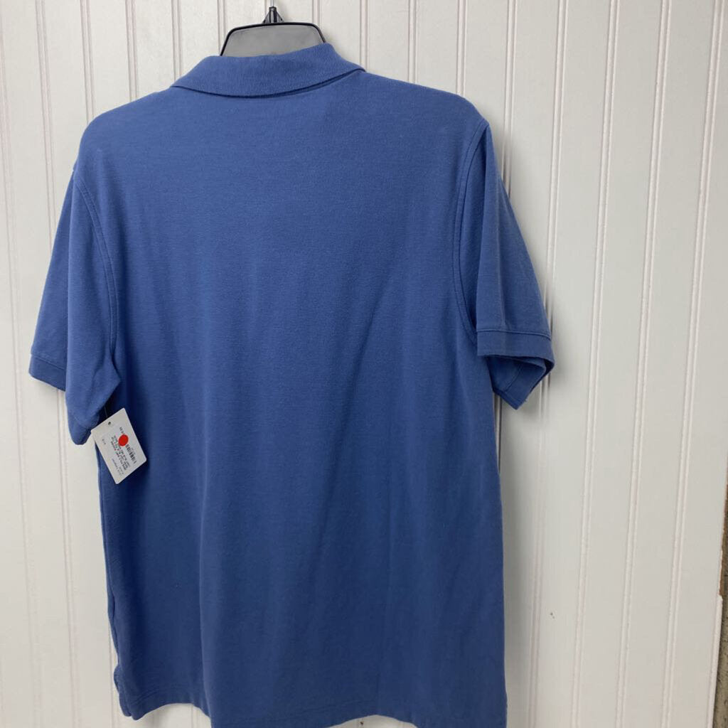 *BASIC LIGHT BLUE POLO TOP