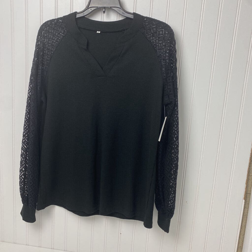 LONG SLEEVE KNIT TOP