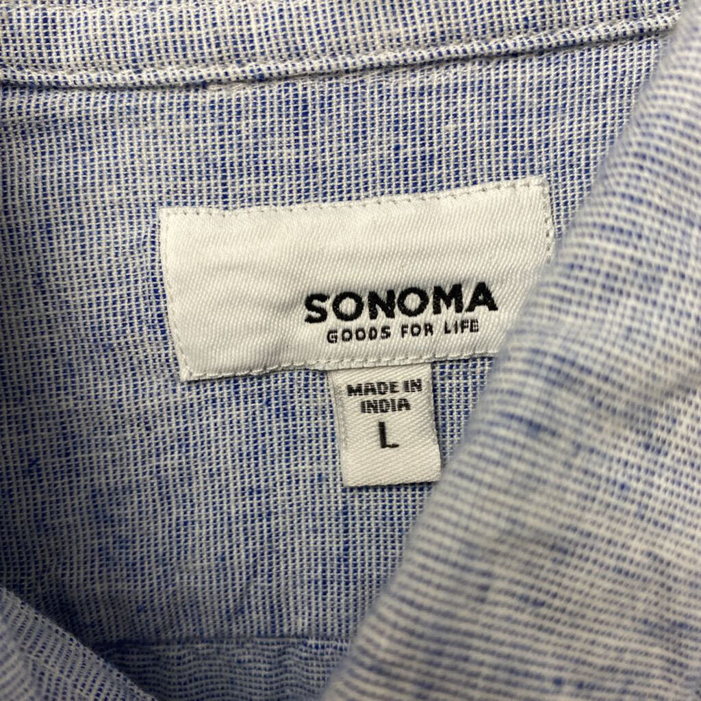 *MENS BUTTON DOWN S/S POCKET DRESS SHIRT