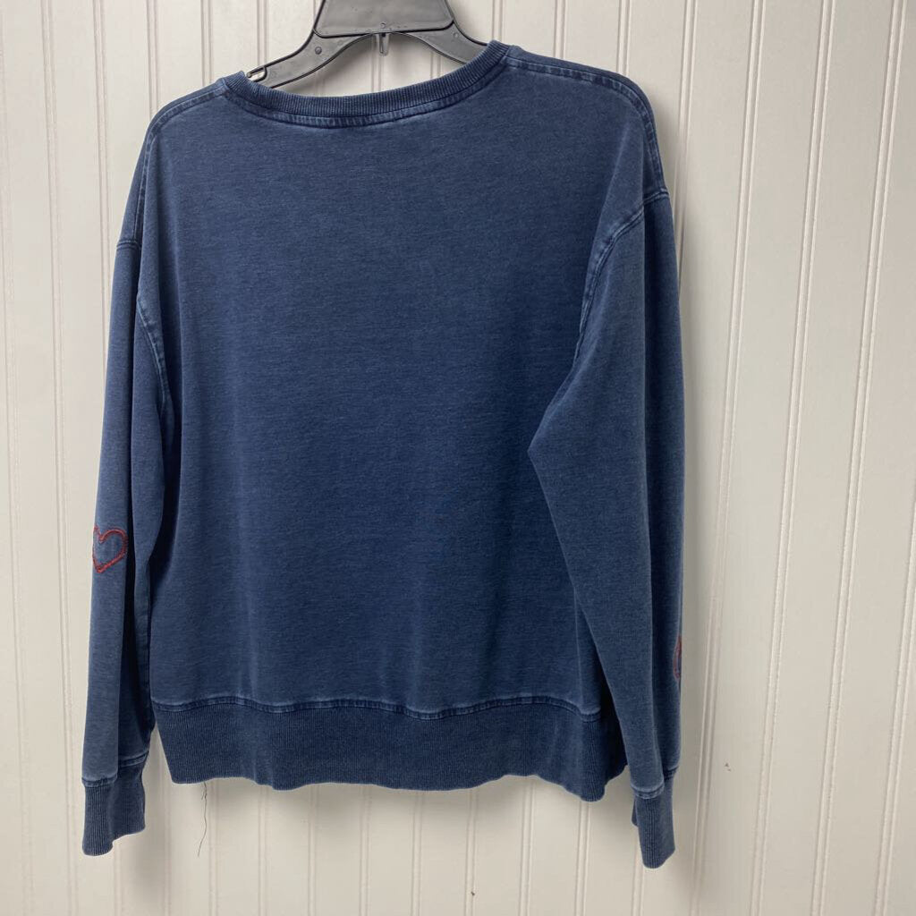 LONG SLEEVE EMBROIDERED SWEATSHIRT