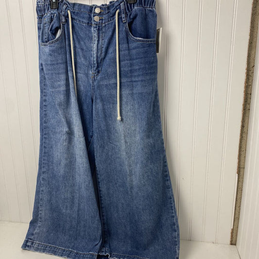 CROPPED WIDE LEG JEANS