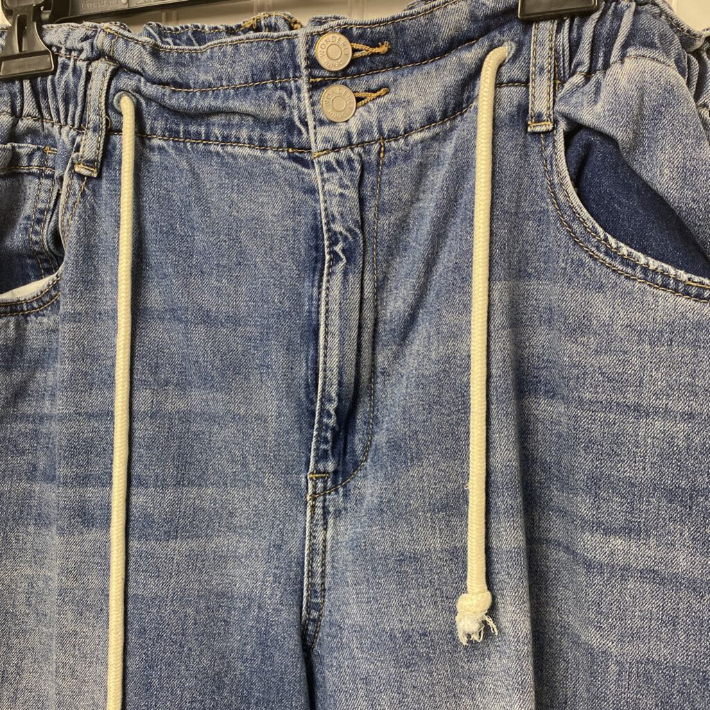 CROPPED WIDE LEG JEANS