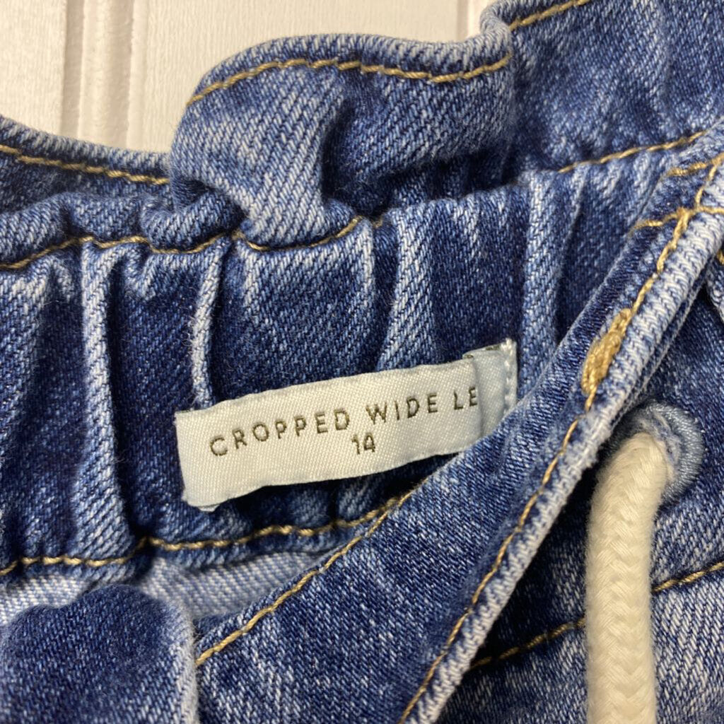 CROPPED WIDE LEG JEANS