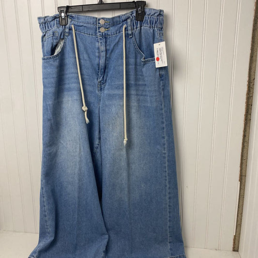 CROPPED WIDE LEG JEANS