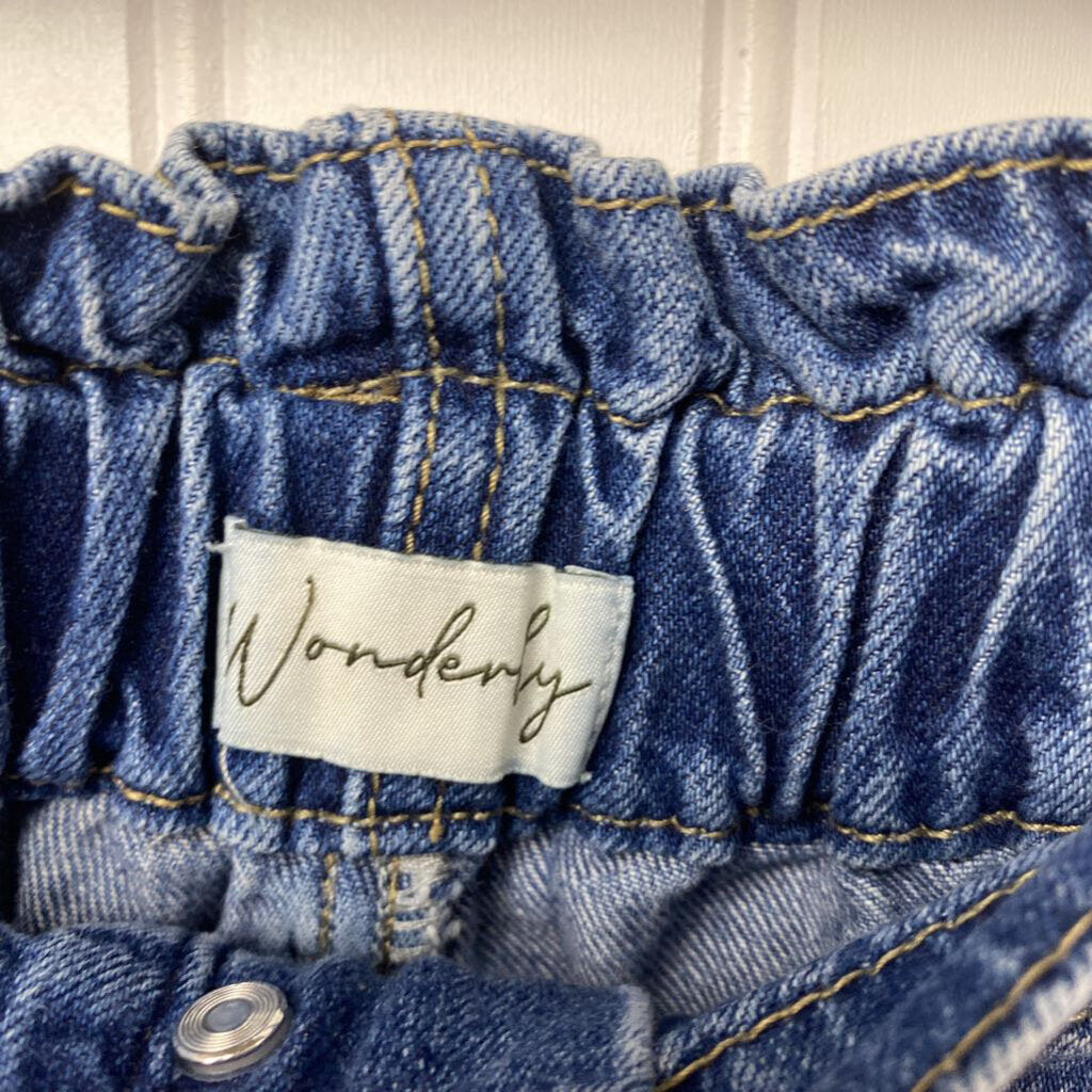 CROPPED WIDE LEG JEANS