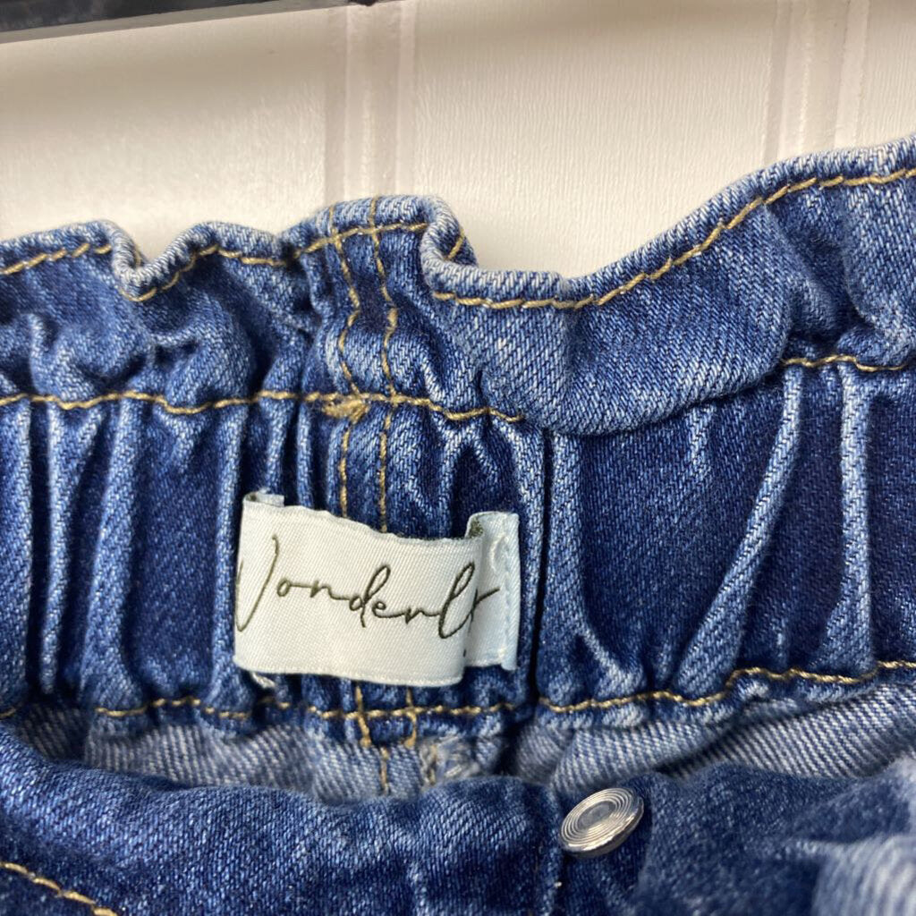 CROPPED WIDE LEG JEANS