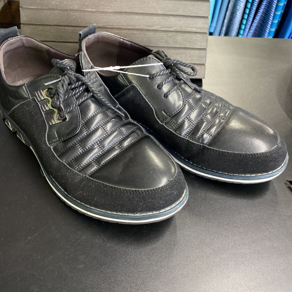 BLACK LACE UP DRESS SHOE