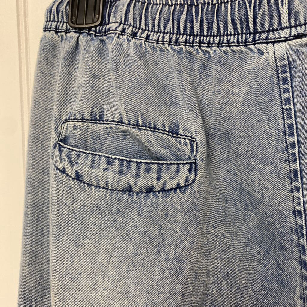 DRAWSTRING DENIM PANTS