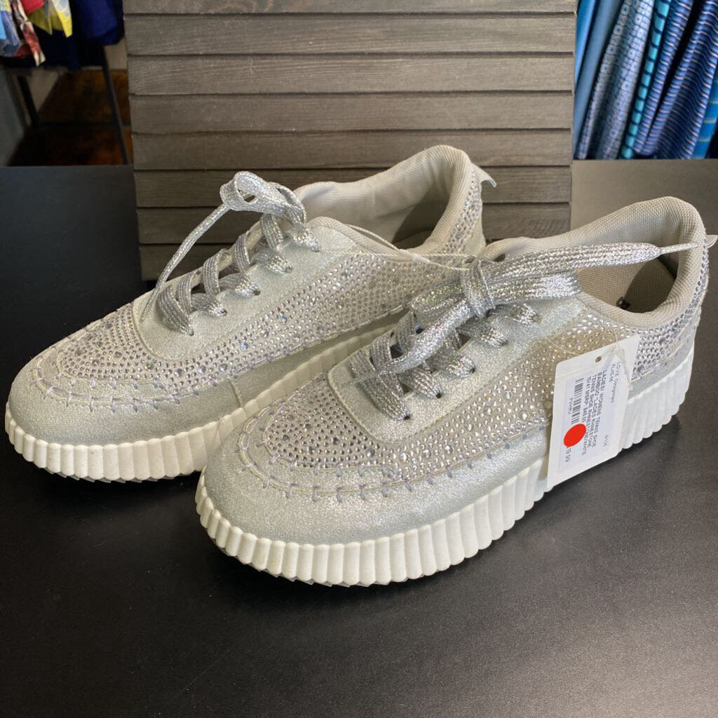 *LADIES RHINESTONE TENNIS SHOE