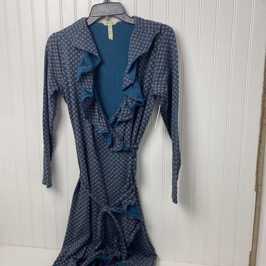 LONG SLEEVE WRAP DRESS