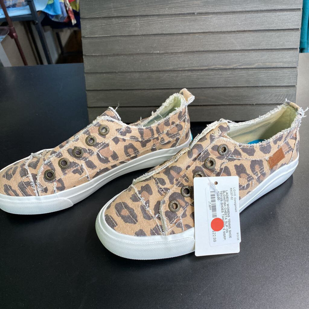 CHEETA SLIP ON TENNIS SHOES