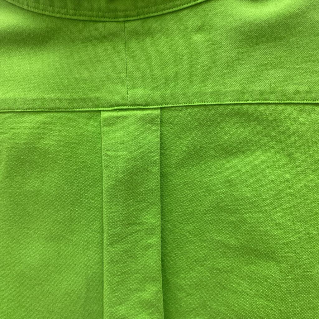 L/S SOLID BRIGHT GREEN DRESS POLO SHIRT