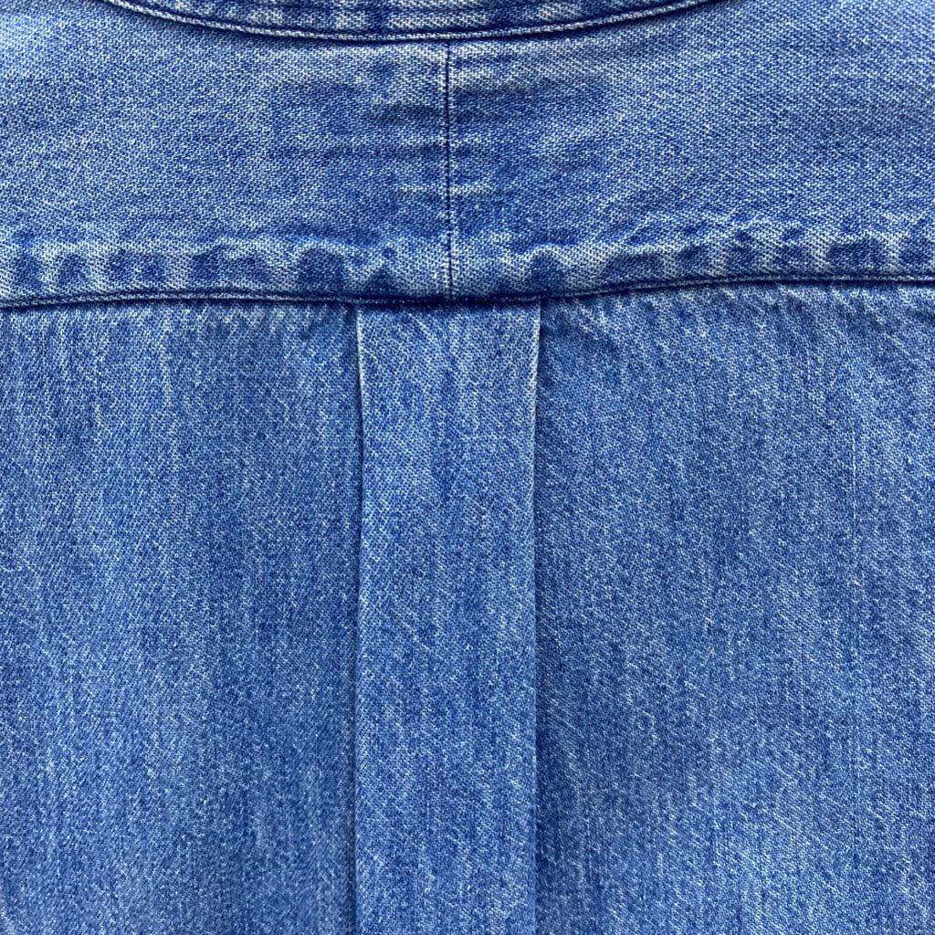 L/S SOLID DENIM DRESS POLO SHIRT