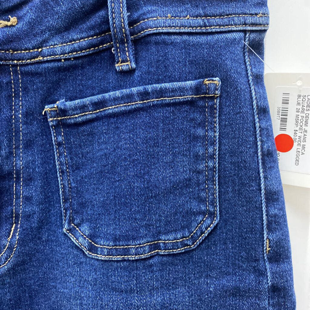 SQUARE POCKET WIDE LEGGED