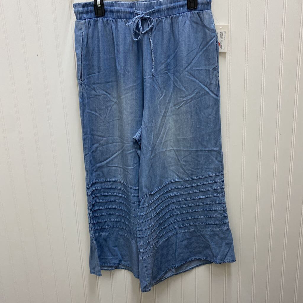 DRAWSTRING PLAZO PANTS