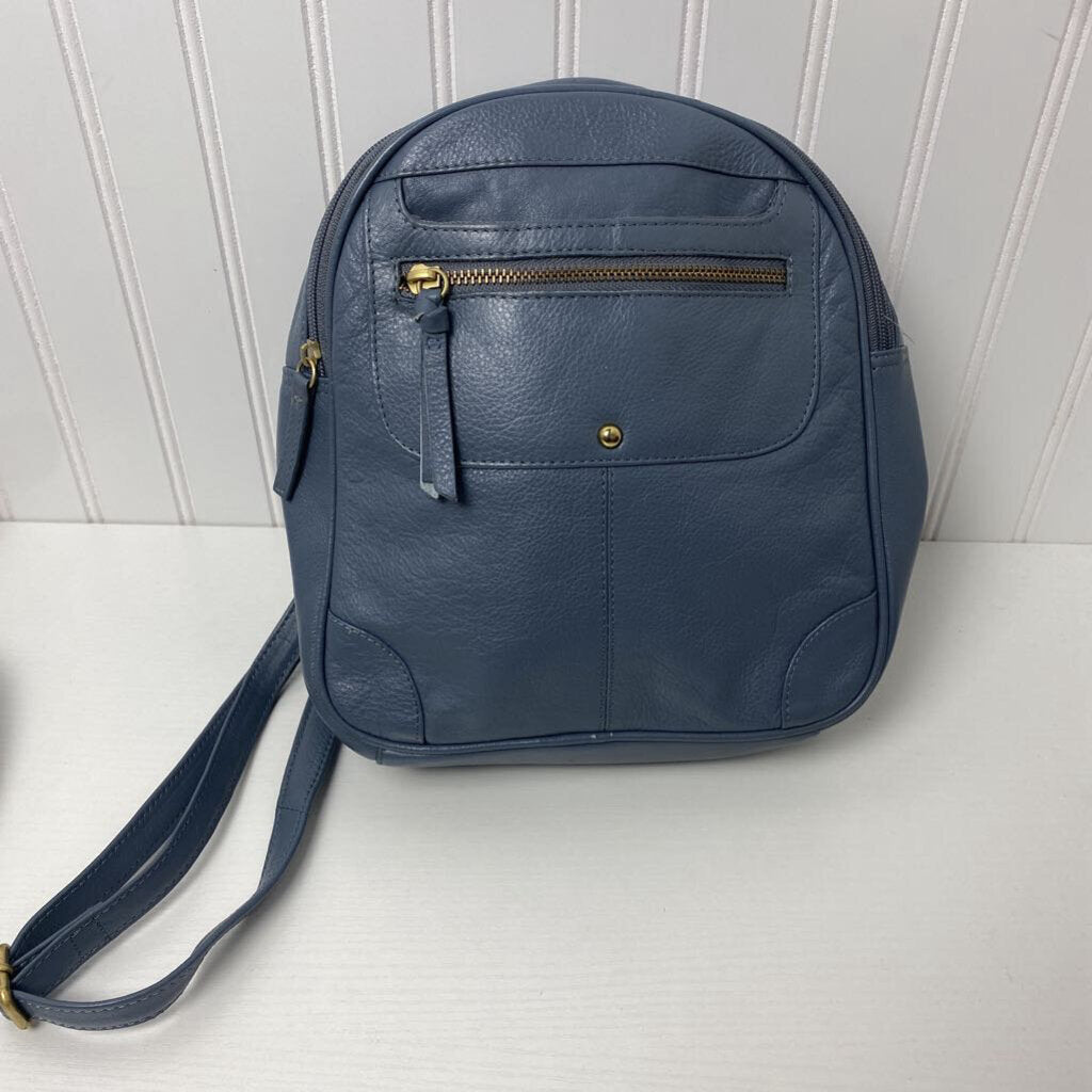 LEATHER BACK PACK PURSE