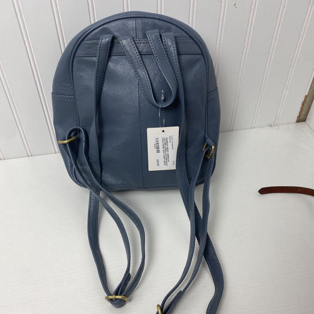 LEATHER BACK PACK PURSE